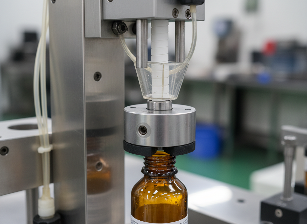 cap machine for perfumes