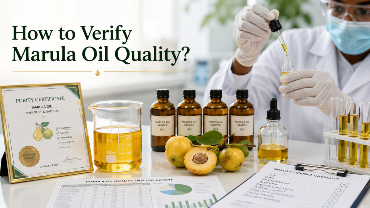 How to Verify Marula Oil Quality
