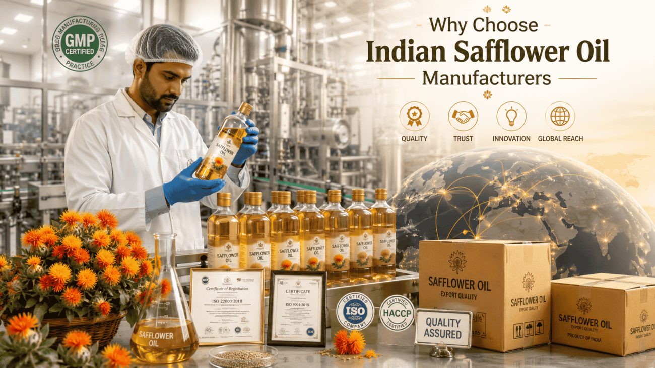 Why Choose Indian Safflower Oil Manufacturers