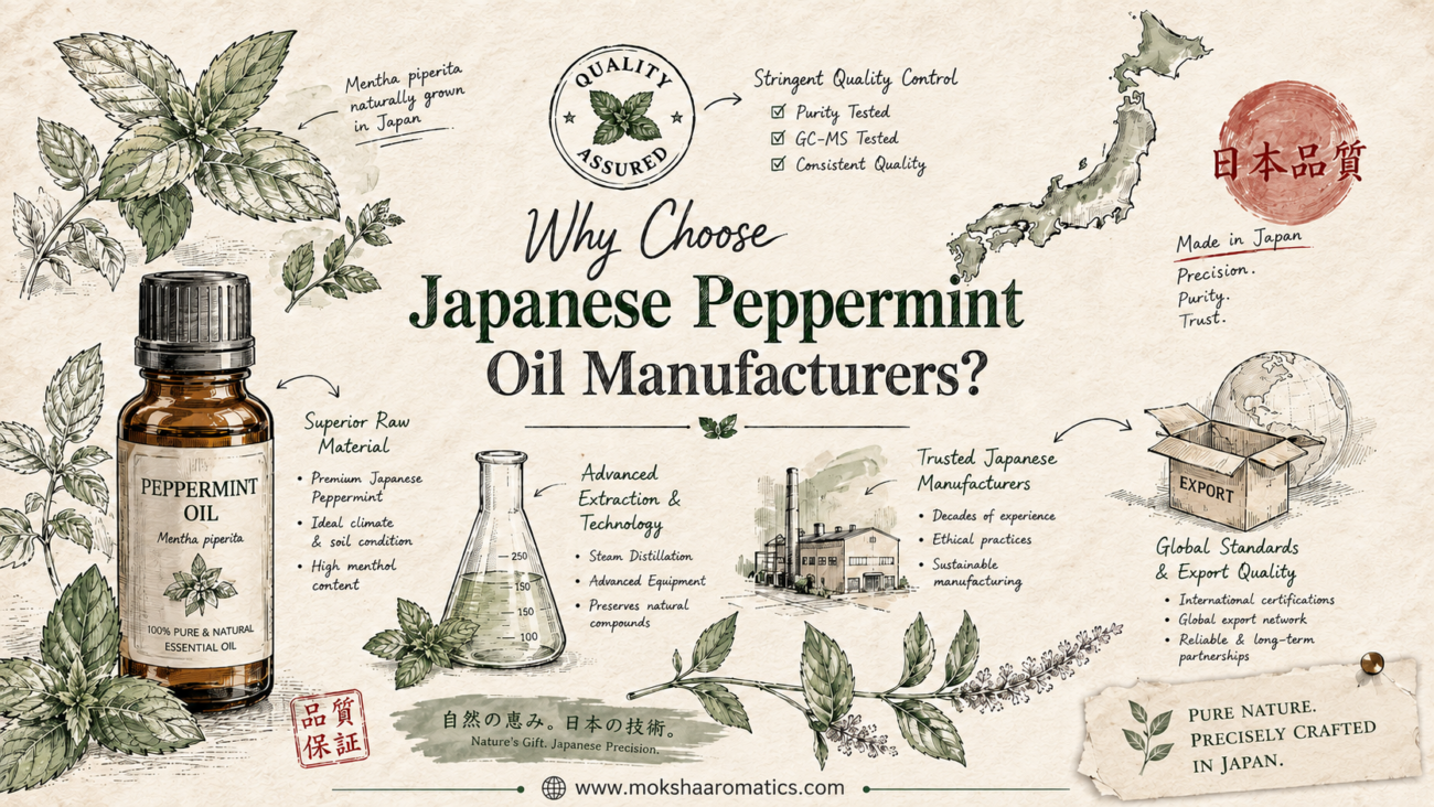 Why Choose Japanese Peppermint Oil Manufacturers?