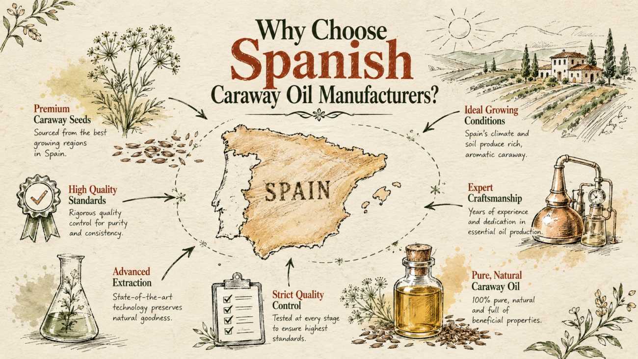 Why Choose Spanish Caraway Oil Manufacturers? 