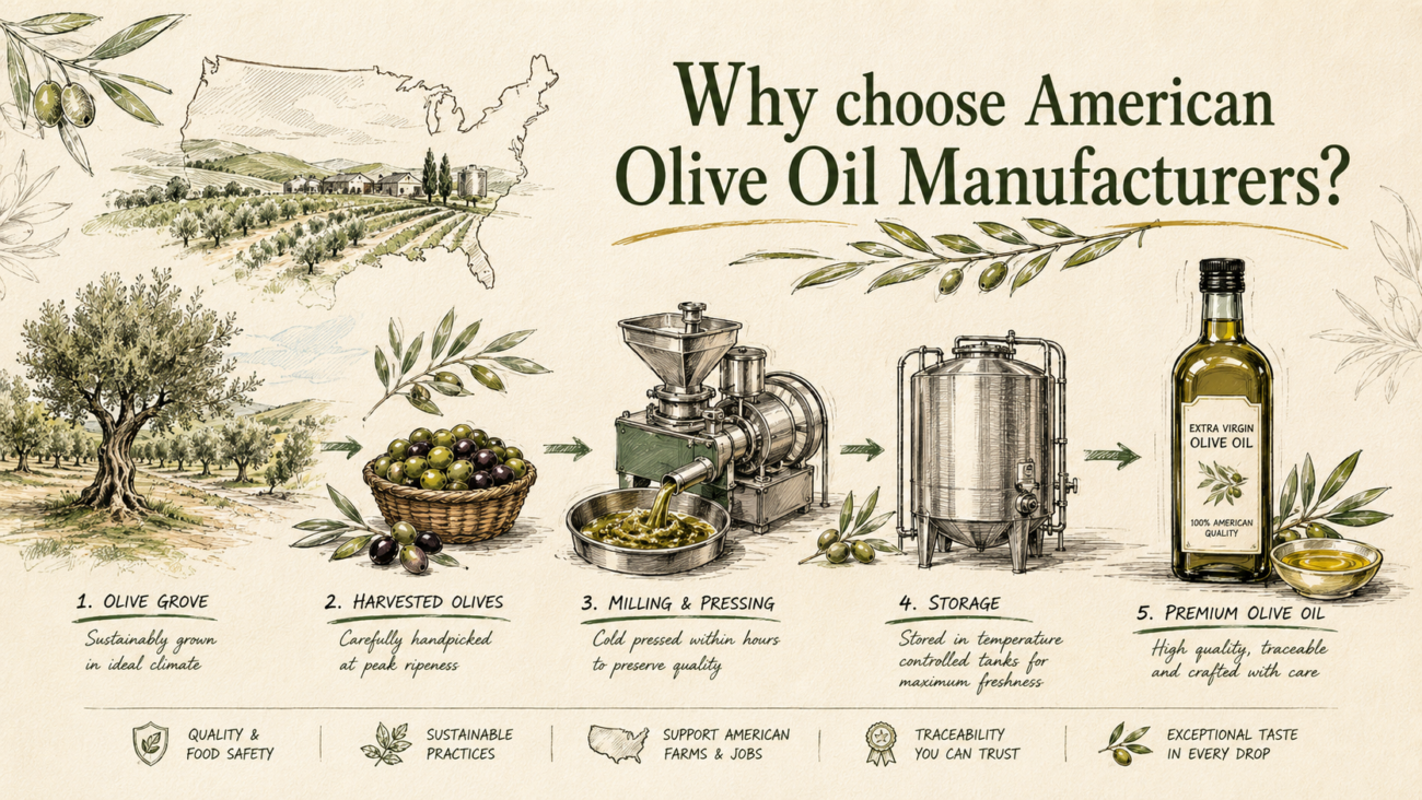 Why choose American Olive Oil Manufacturers? Why choose American Olive Oil Manufacturers?