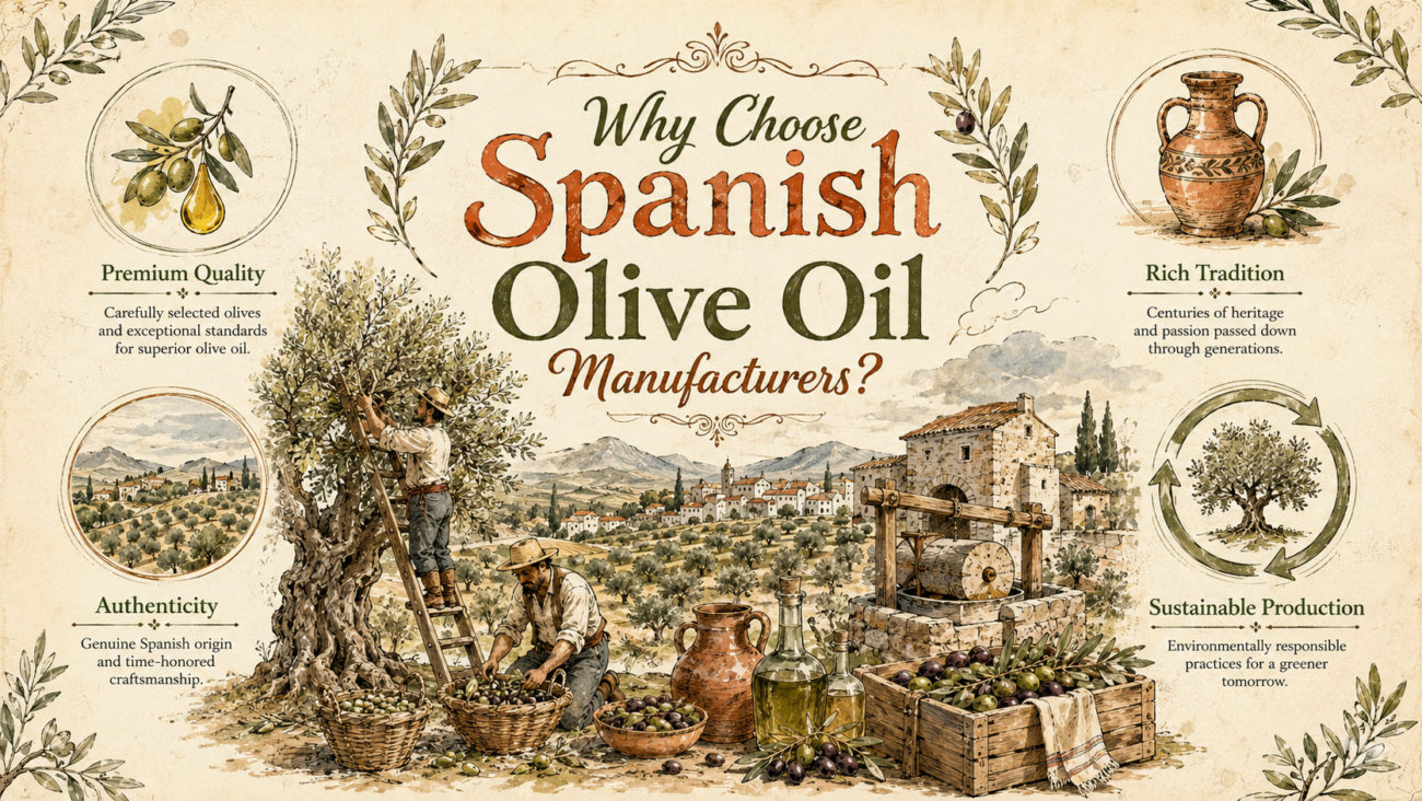 Why Choose Spanish Olive Oil Manufacturers? Why Choose Spanish Olive Oil Manufacturers?
