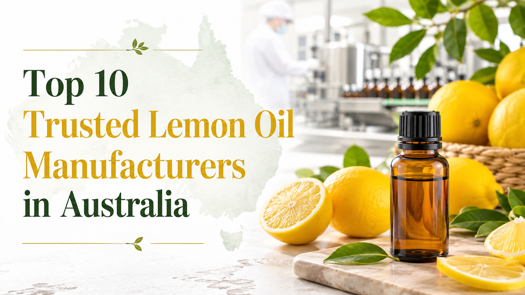 Top 10 Trusted Lemon Oil Manufacturers in Australia